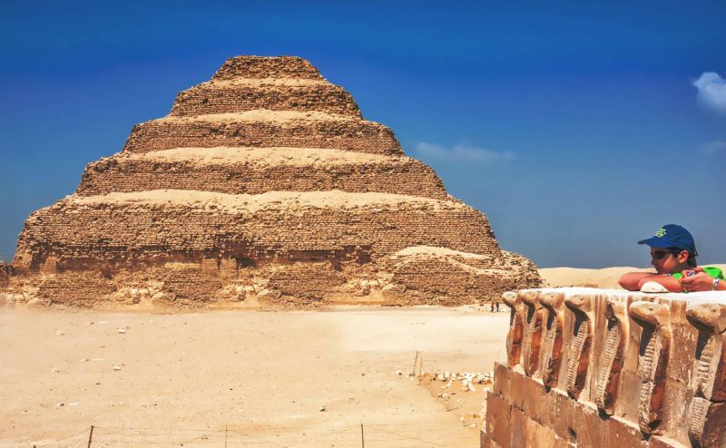 Step Pyramid of Djoser at Sakkara featured in One day in Cairo